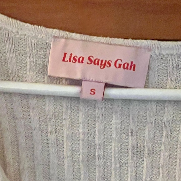 Lisa Says Gah Buttoned Cardigan Size SMALL. - Picture 3 of 3